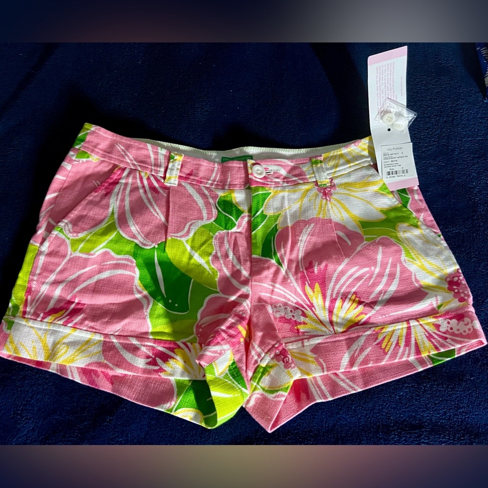 NWT Lilly Pulitzer Charlie Short Hopsack shorts size 8